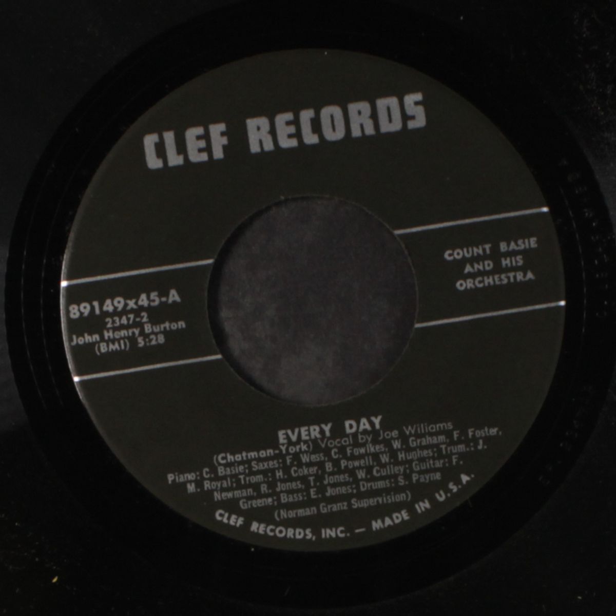 every day by JOE WILLIAMS