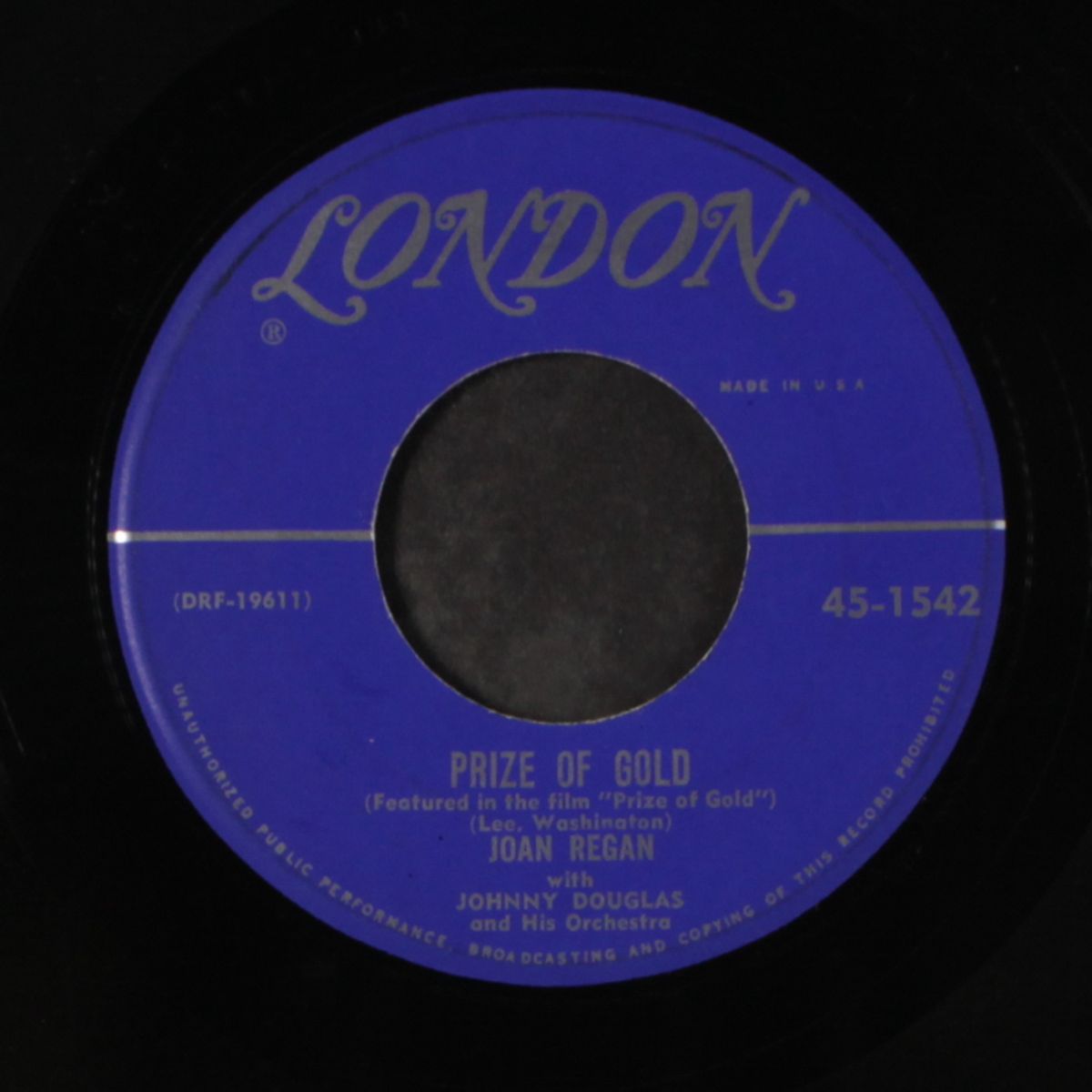 prize of gold / too many heartaches by JOAN REGAN