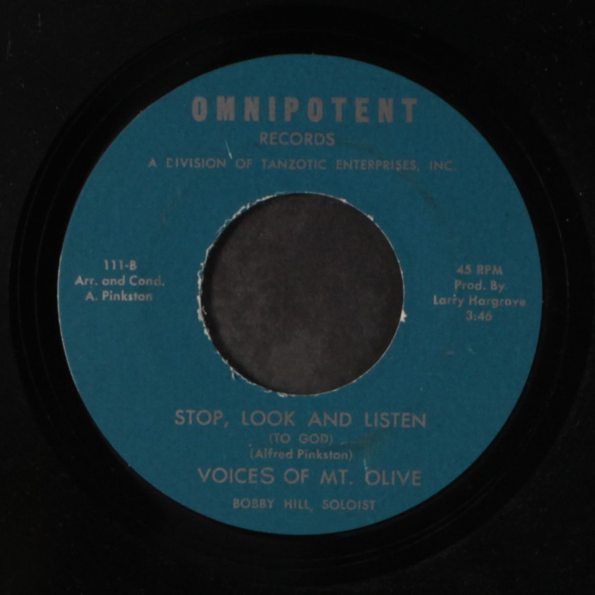 stop, look and listen / all alone by VOICES OF MT. OLIVE