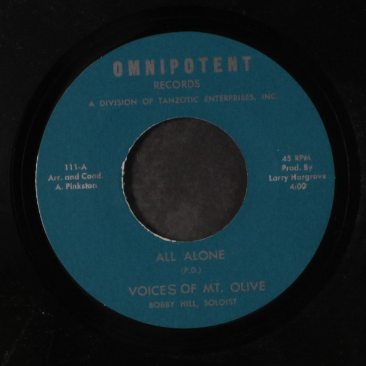 stop, look and listen / all alone by VOICES OF MT. OLIVE
