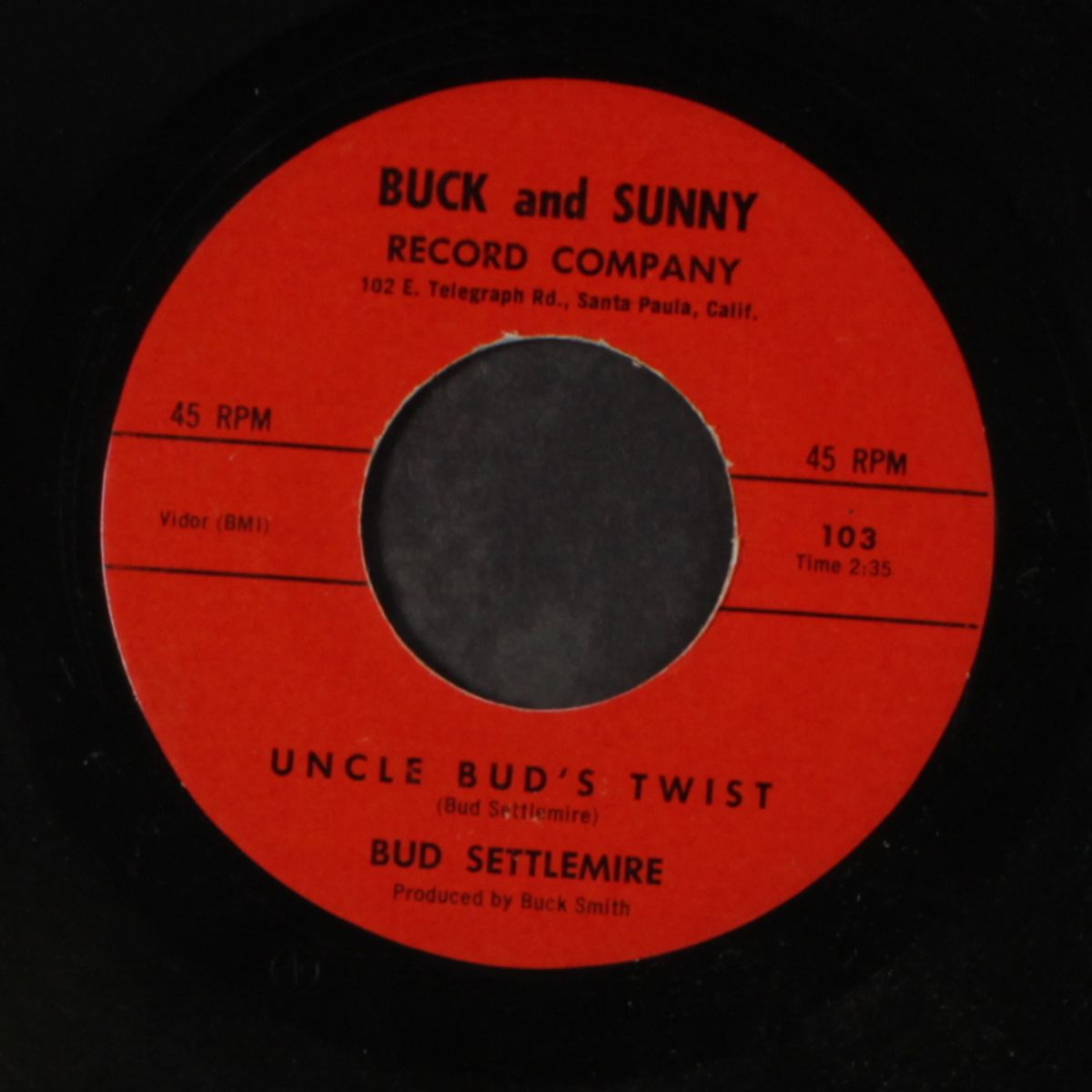 uncle bud's twist / neck pickin rag by BUD SETTLEMIRE