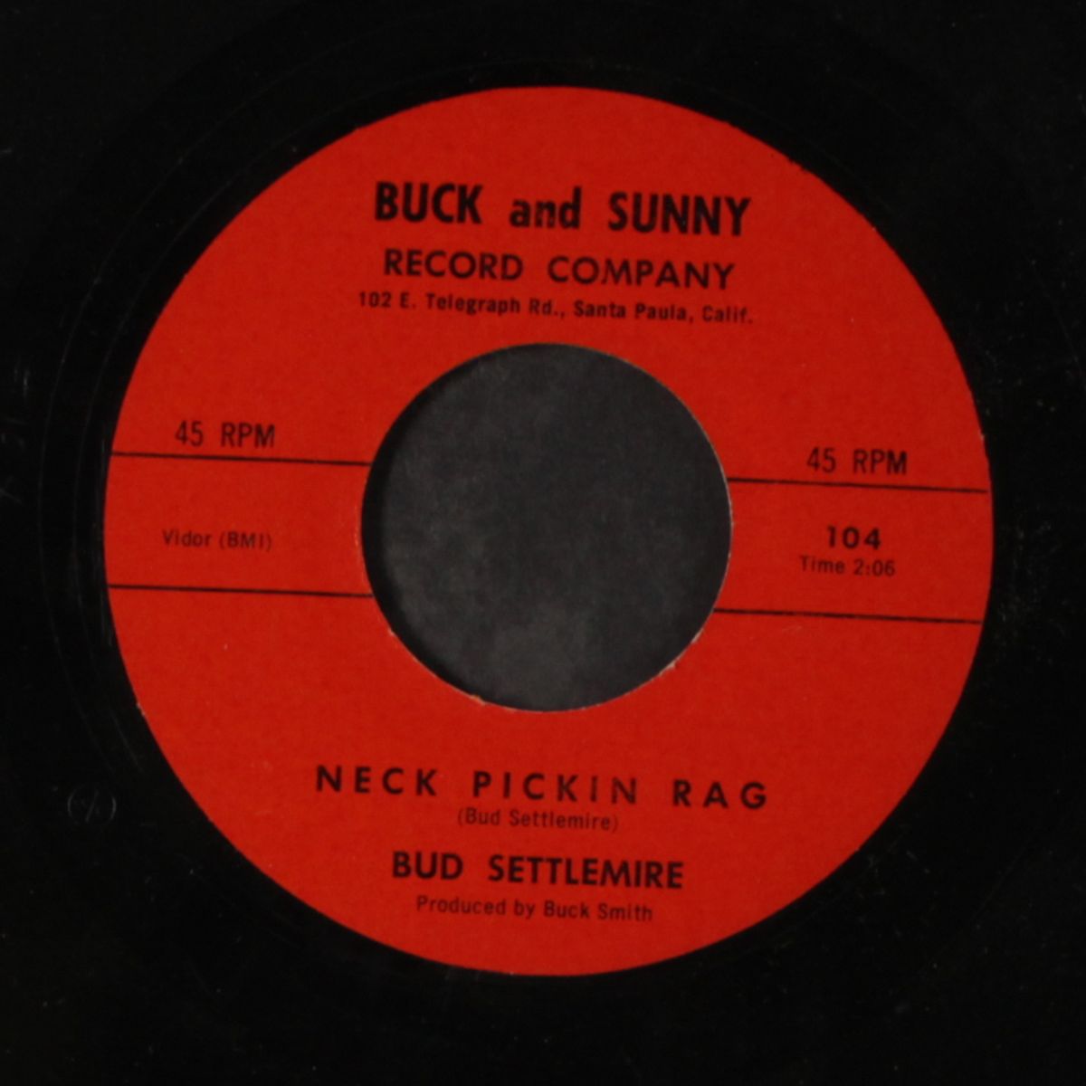 uncle bud's twist / neck pickin rag by BUD SETTLEMIRE