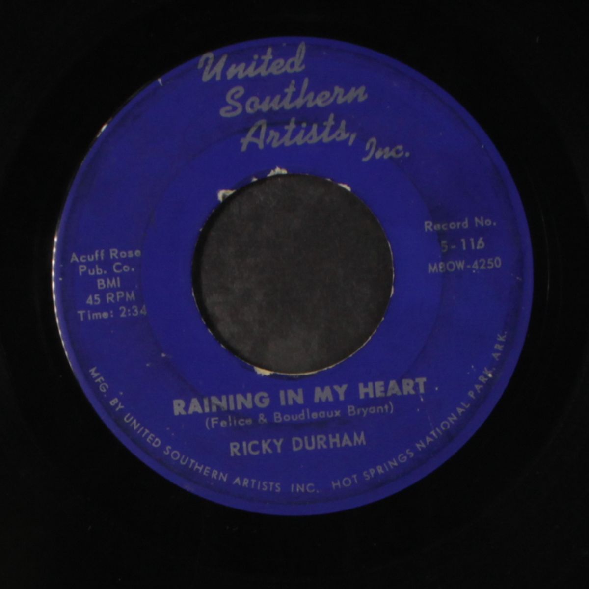 mr. were wolf / raining in my heart by RICKY DURHAM