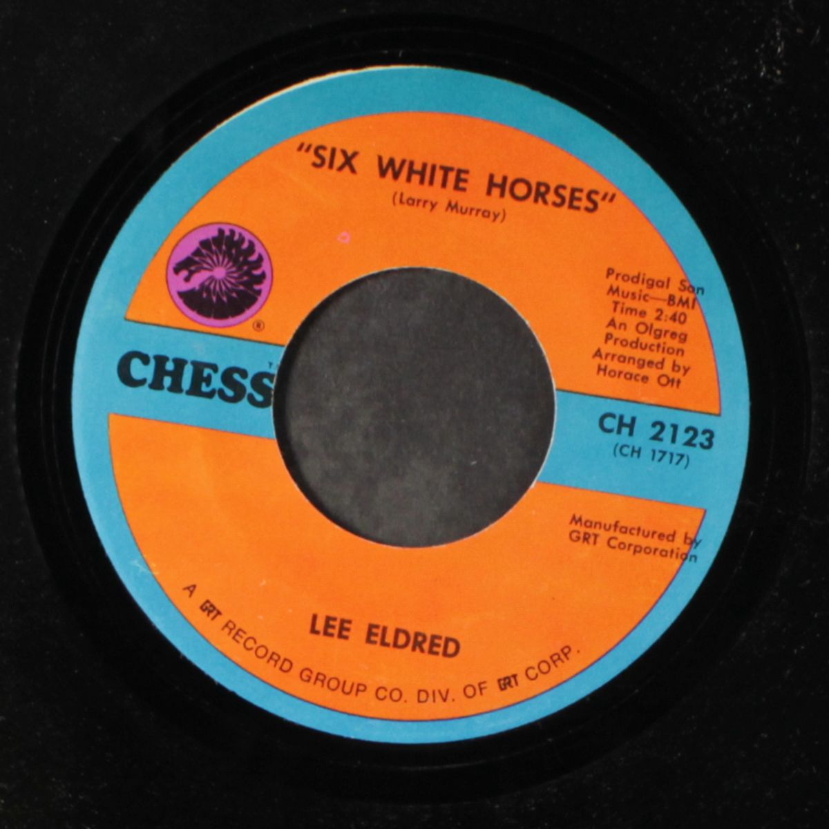 you saved me / six white horses by LEE ELDRED