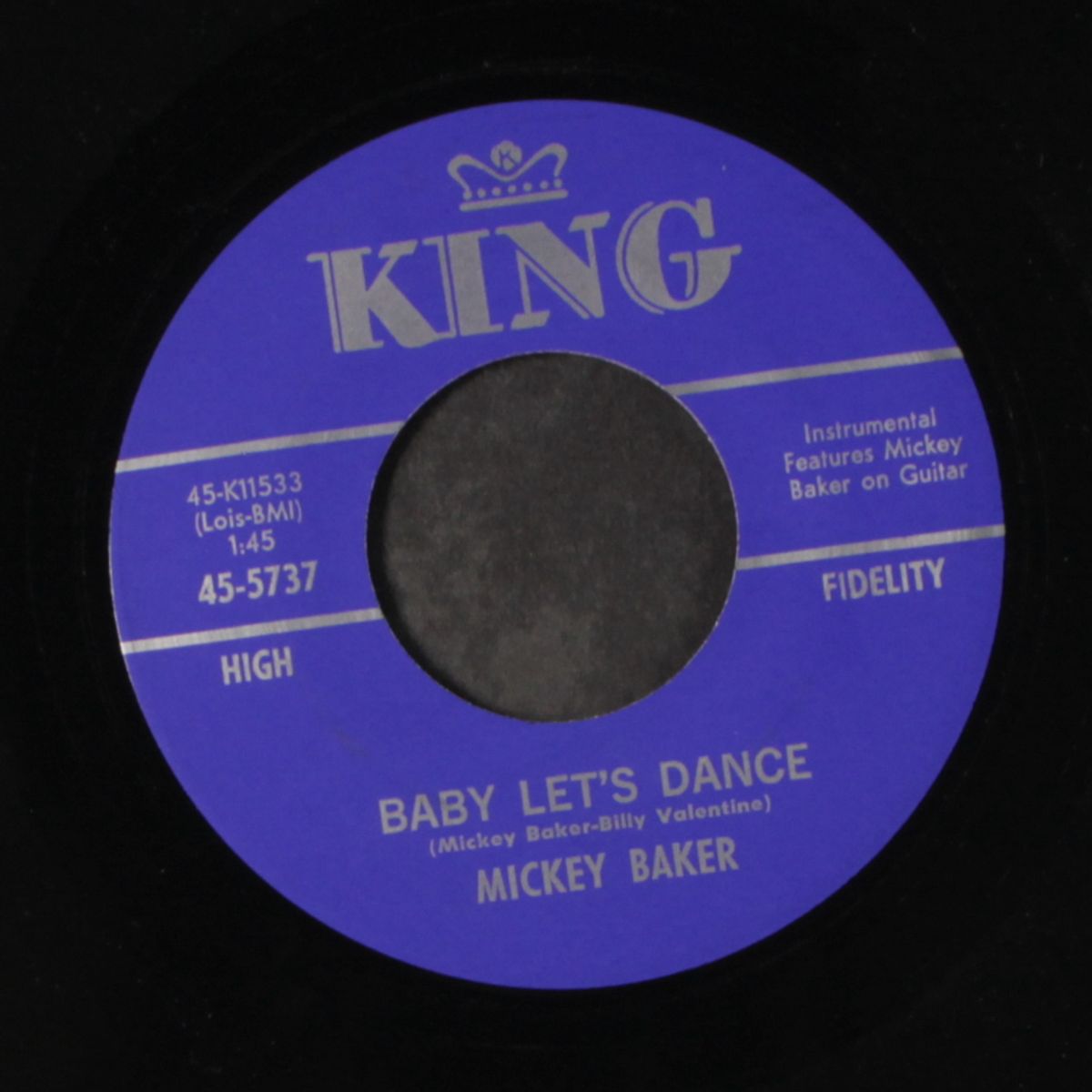 oh yeah, ah, ah / baby let's dance by MICKEY BAKER