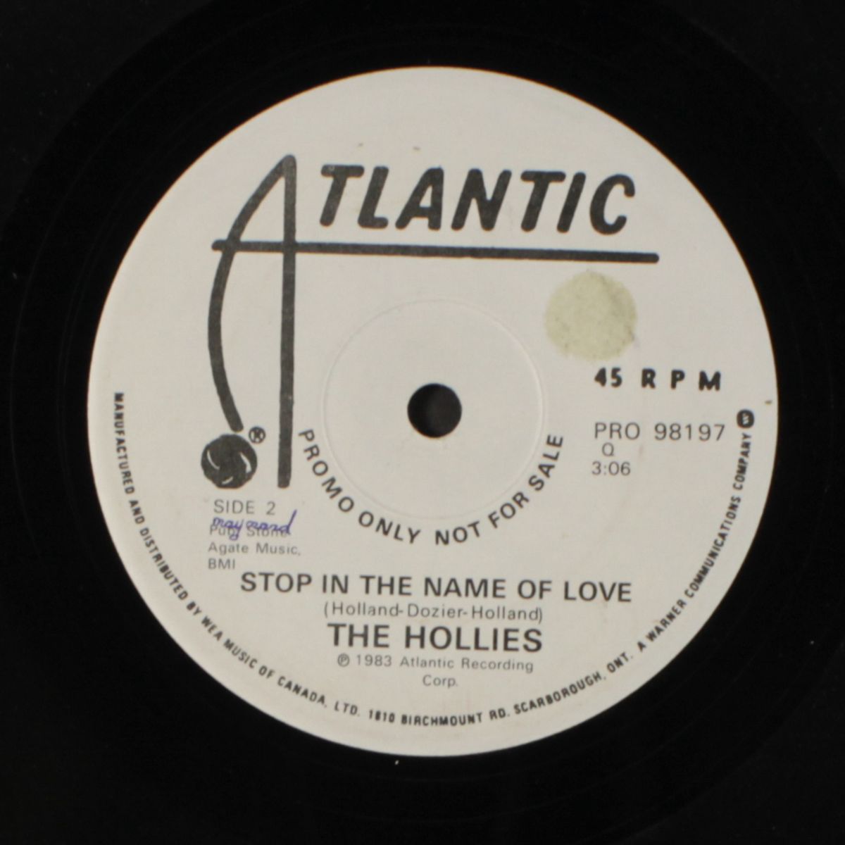 stop in the name of love / same by HOLLIES