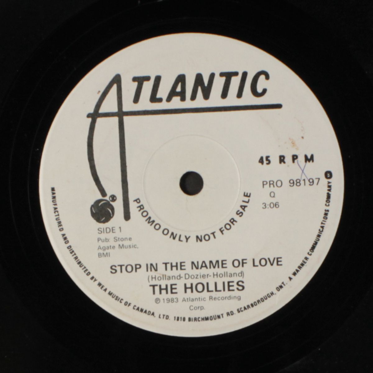 stop in the name of love / same by HOLLIES