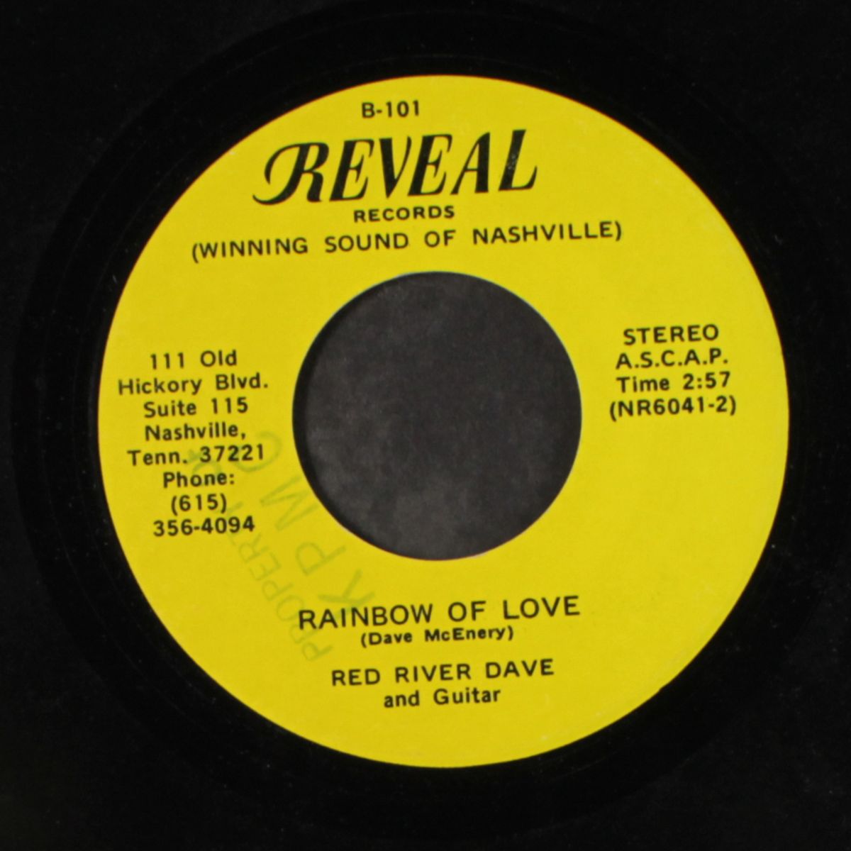 ol' tex ritter and his deck of cards / rainbow of love by RED RIVER DAVE