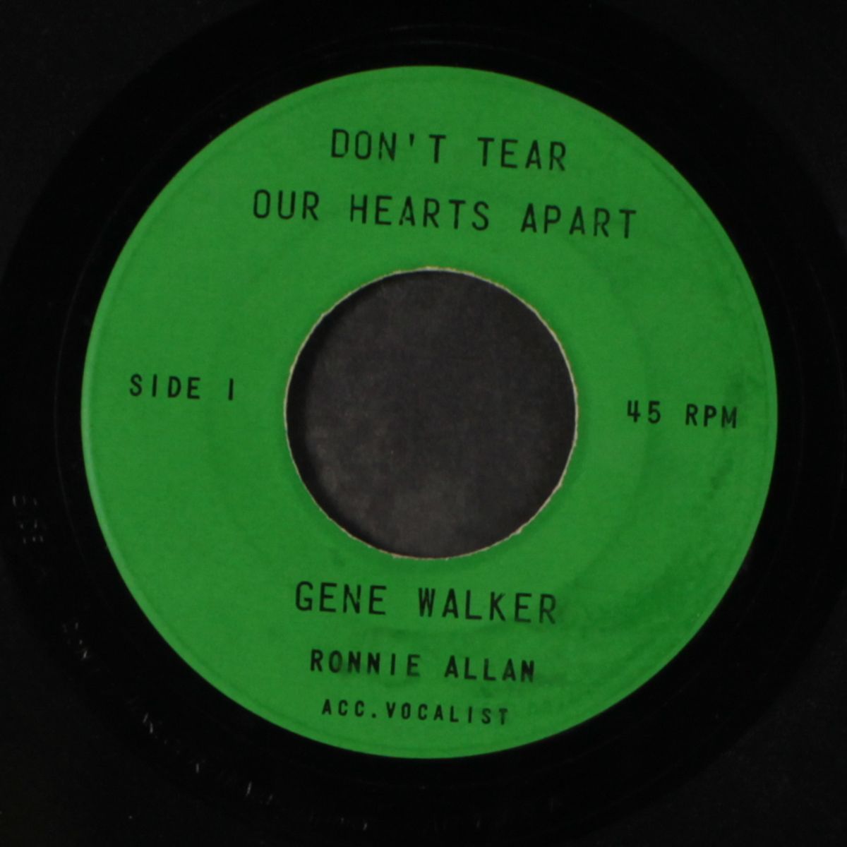 i go ape / don't tear our hearts apart by GENE WALKER