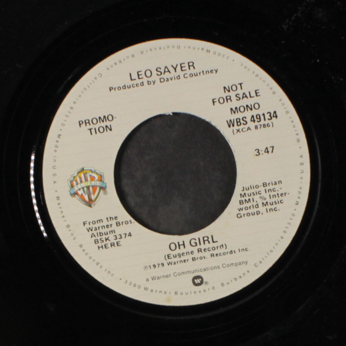 oh girl / mono by LEO SAYER