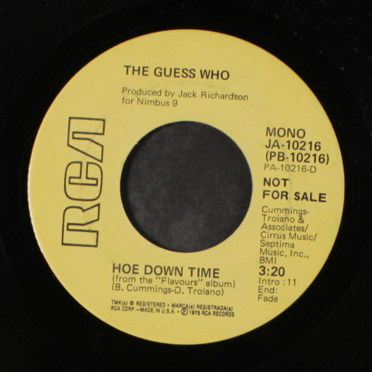 loves me like a brother / hoe down time by GUESS WHO