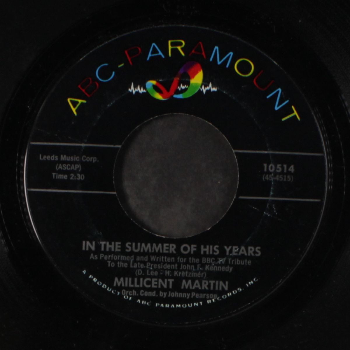 in the summer of his years by MILLICENT MARTIN