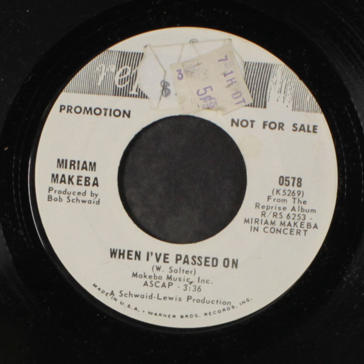 when i've passed on / reza by MIRIAM MAKEBA