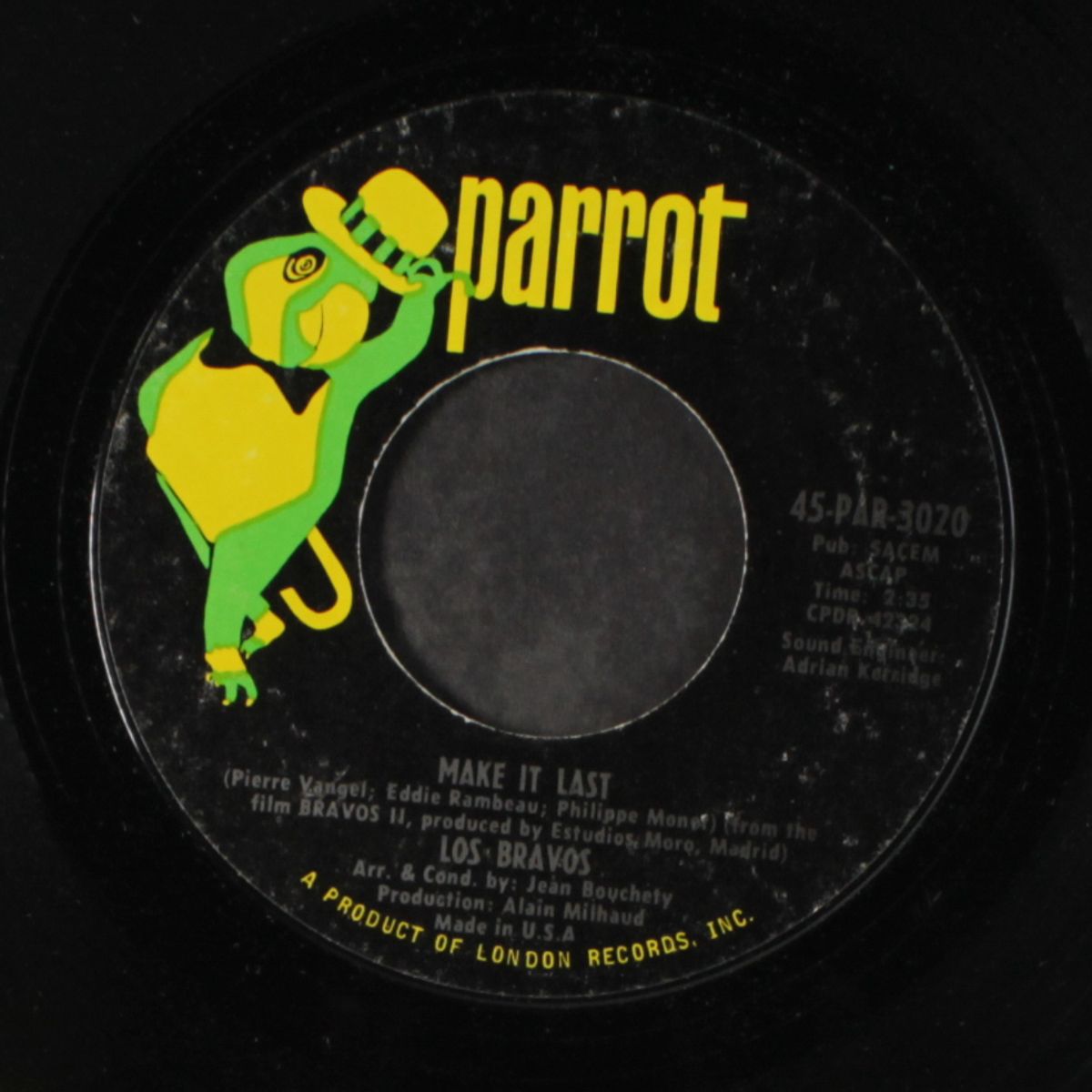 bring a little lovin' / make it last by LOS BRAVOS