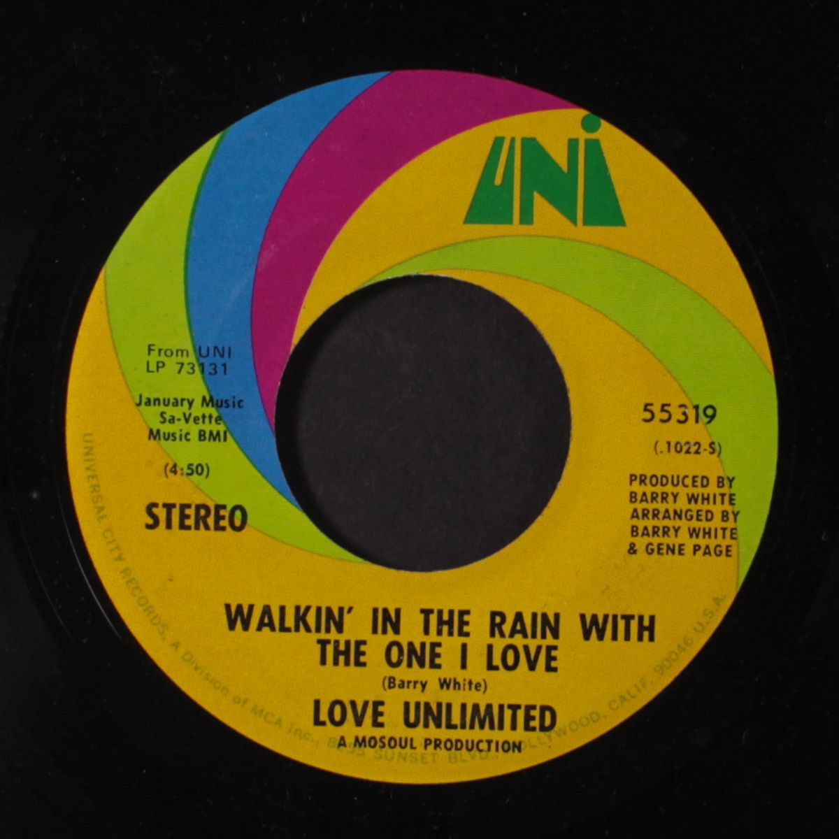 walkin' in the rain with the one i love / i should have known by LOVE UNLIMITED