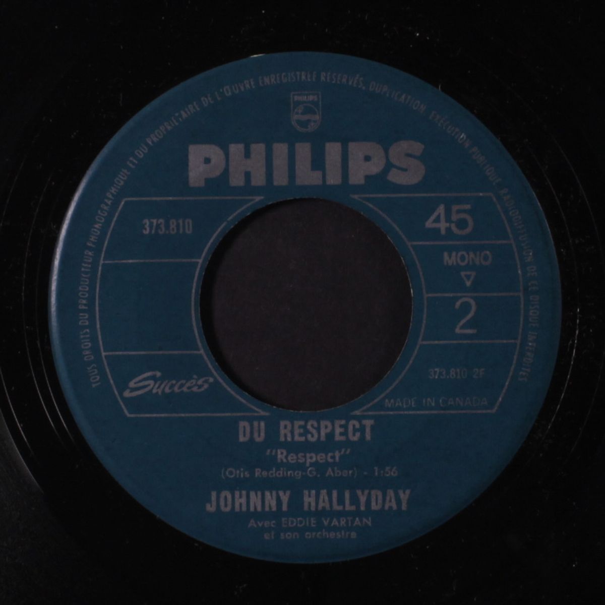 du respect / cheveux longs et idees courtes by JOHNNY HALLYDAY
