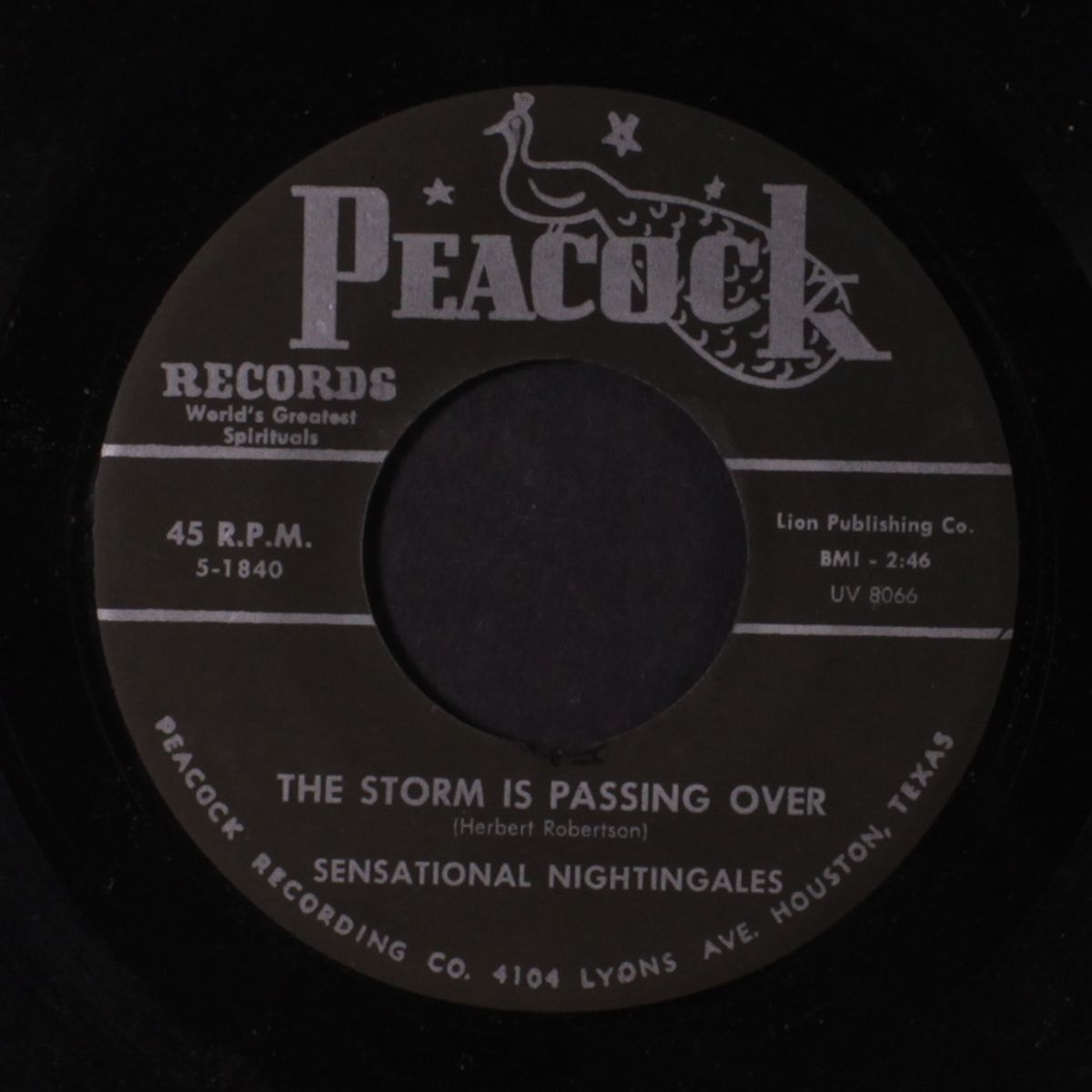 the storm is passing over / people i used to see by SENSATIONAL NIGHTINGALES