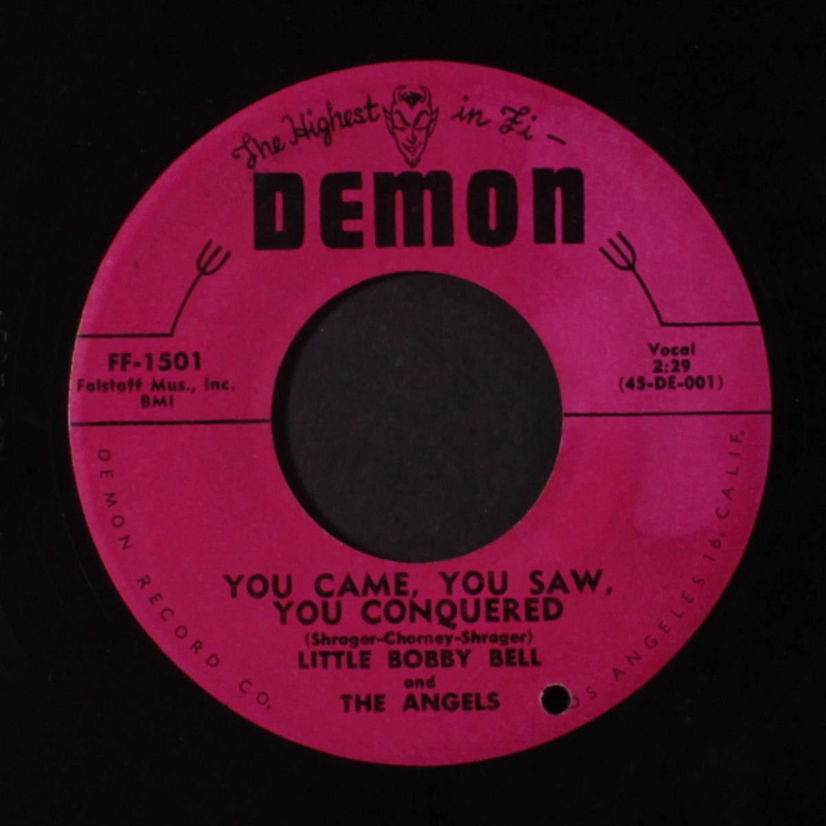 the whole wide world / you came, you saw, you conquered by LITTLE BOBBY BELL