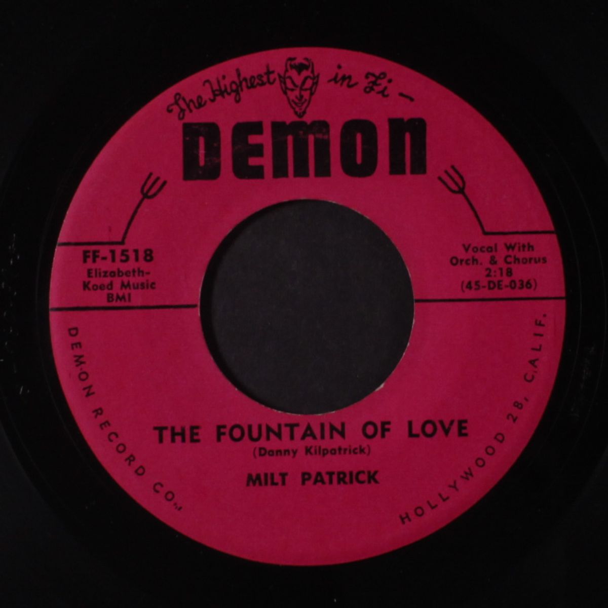 fountain of love / you are my inspiration by MILT PATRICK