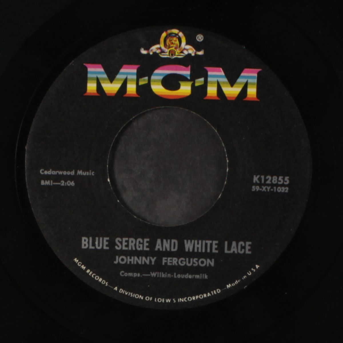 angela jones / blue serge and white lace by JOHNNY FERGUSON