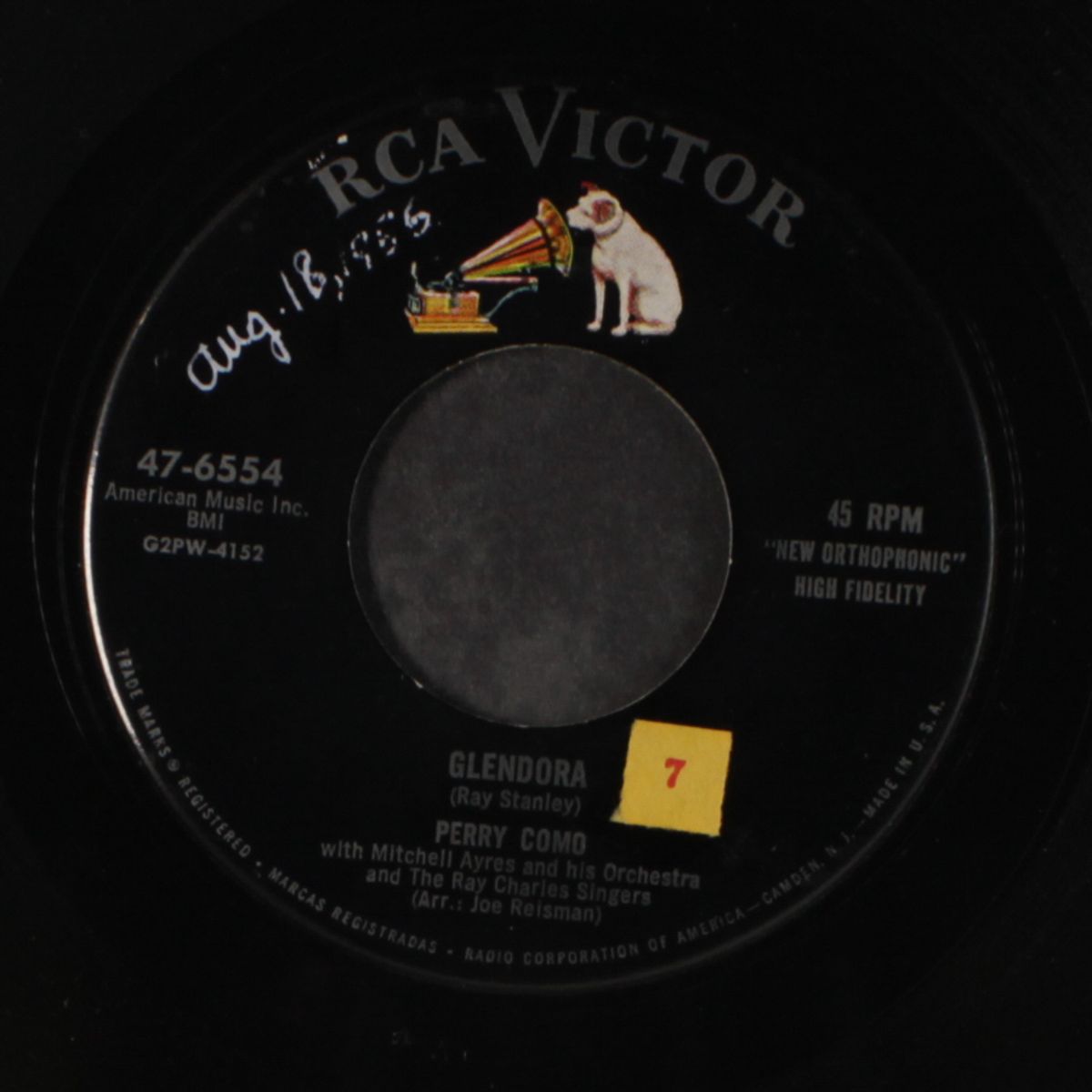 glendora / more by PERRY COMO