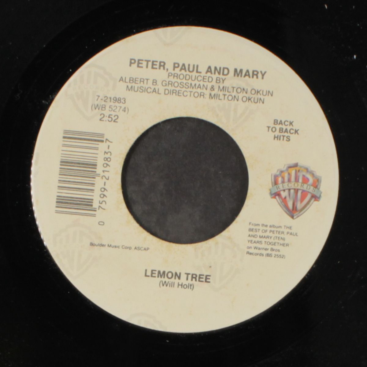 lemon tree / if i had a hammer by PETER,PAUL,& MARY