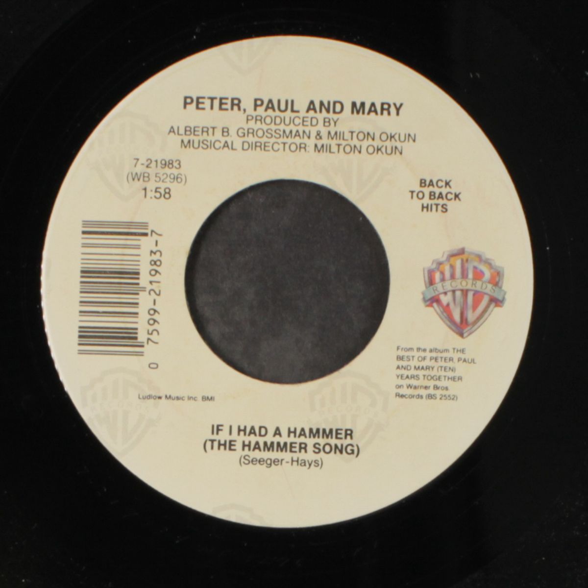 lemon tree / if i had a hammer by PETER,PAUL,& MARY