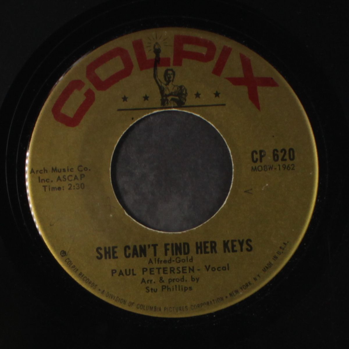 she can't find her keys / very unlikely by PAUL PETERSEN