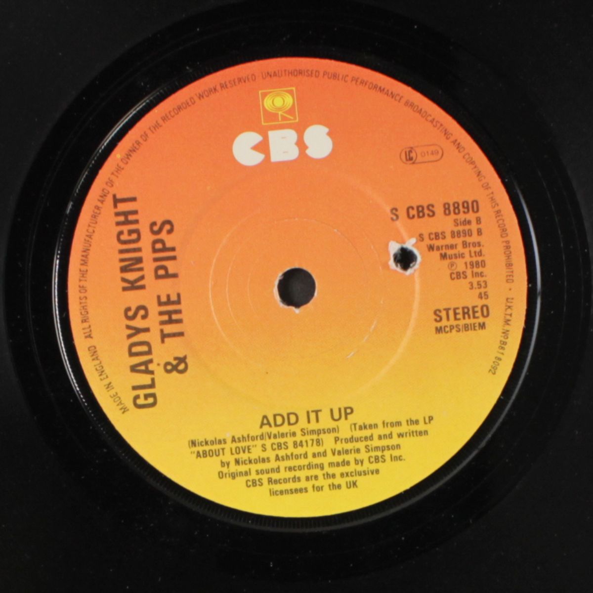 taste of bitter love / add it up by GLADYS KNIGHT & PIPS