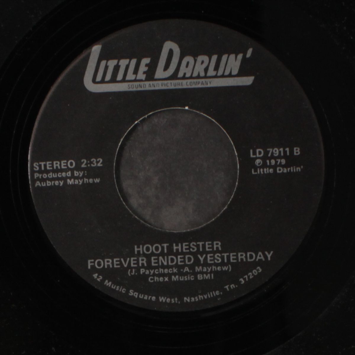 forever ended yesterday / i still love her memory by HOOT HESTER
