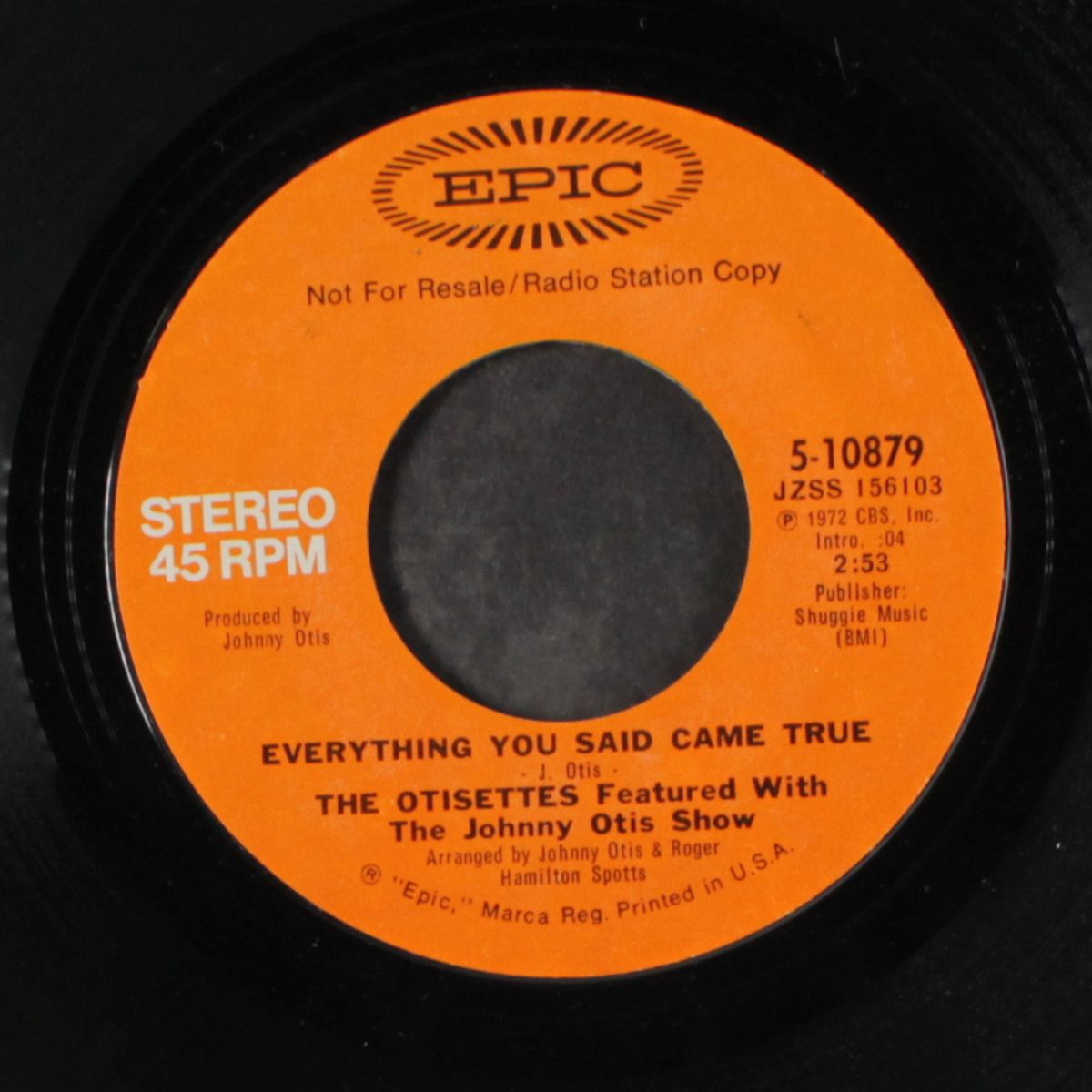 everything you said came true / mono by OTISETTES