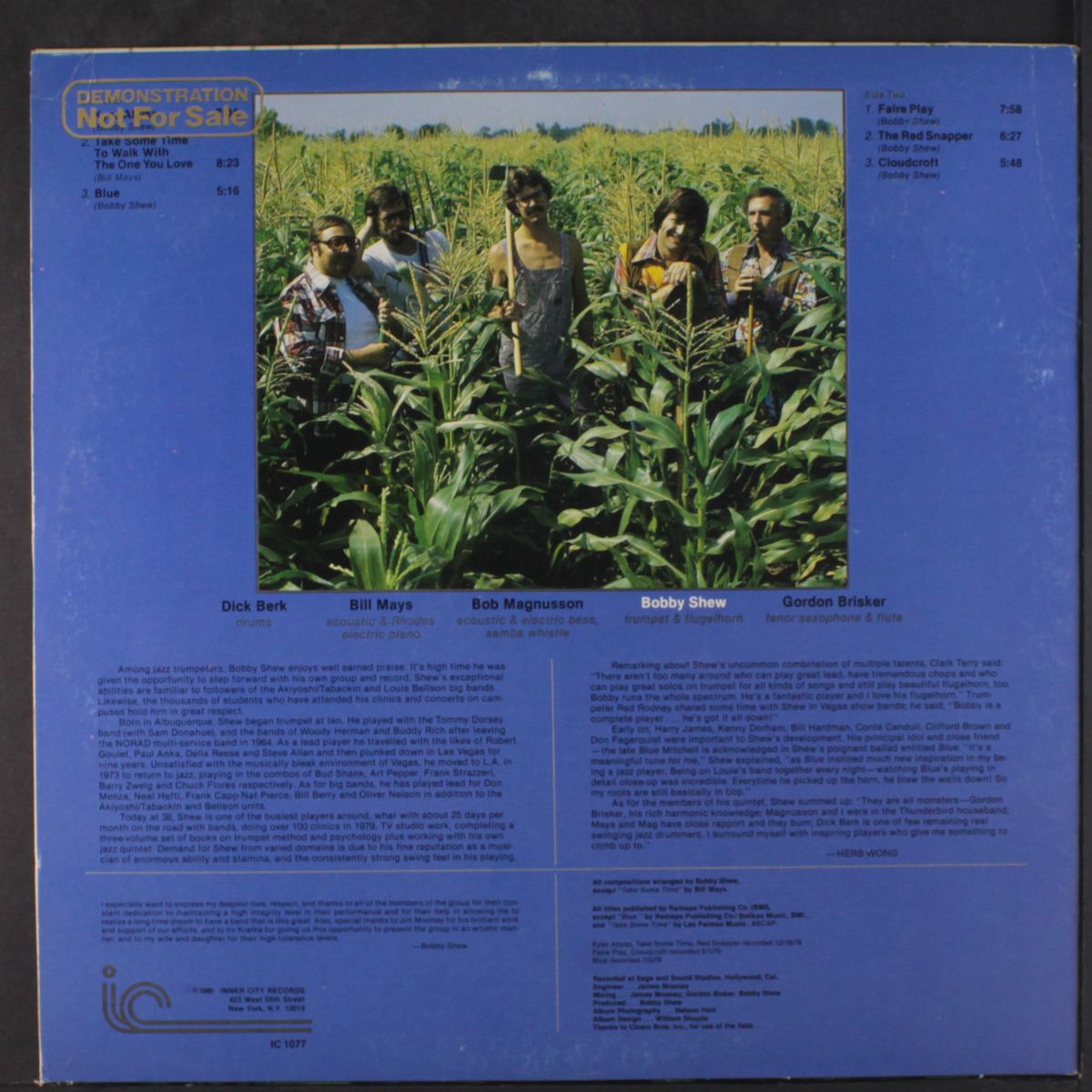 outstanding in his field by BOBBY SHEW