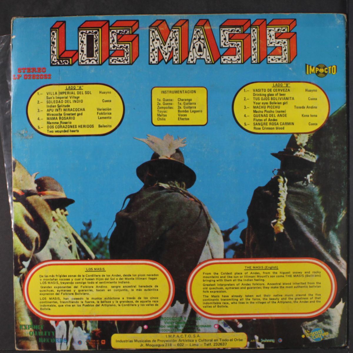 sentimient boliviano by LOS MASIS