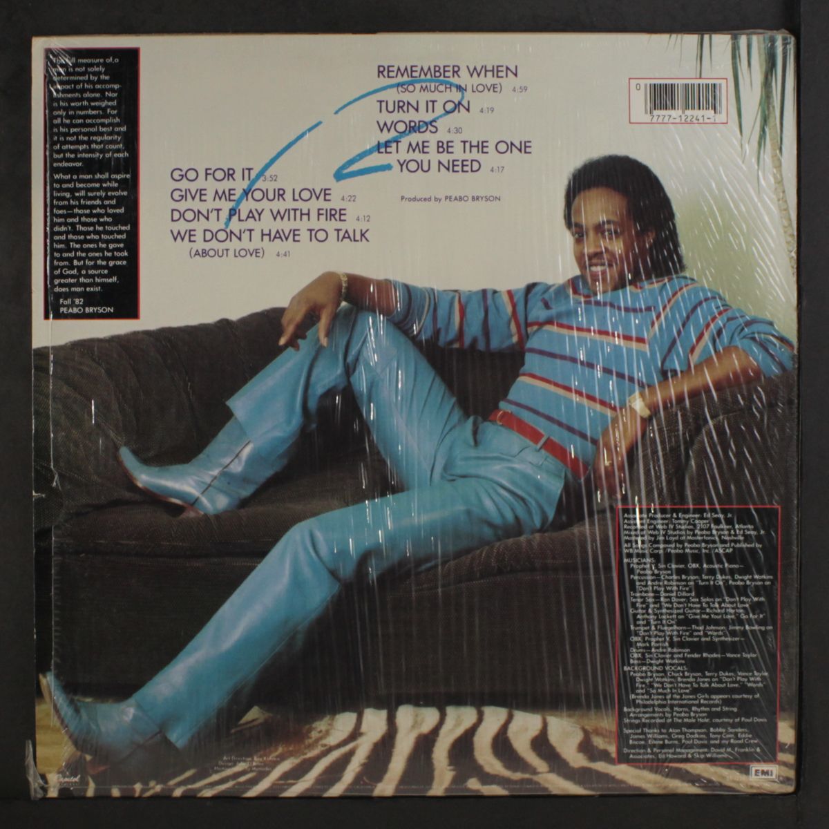 don't play with fire by PEABO BRYSON