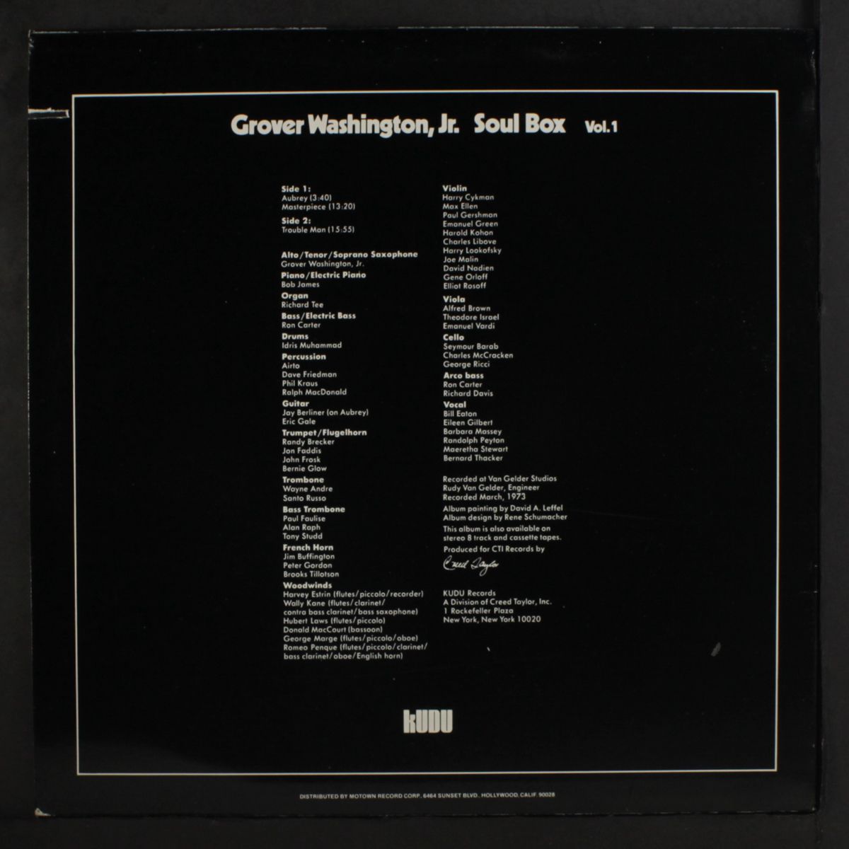 soul box, vol. 1 by GROVER WASHINGTON, JR.