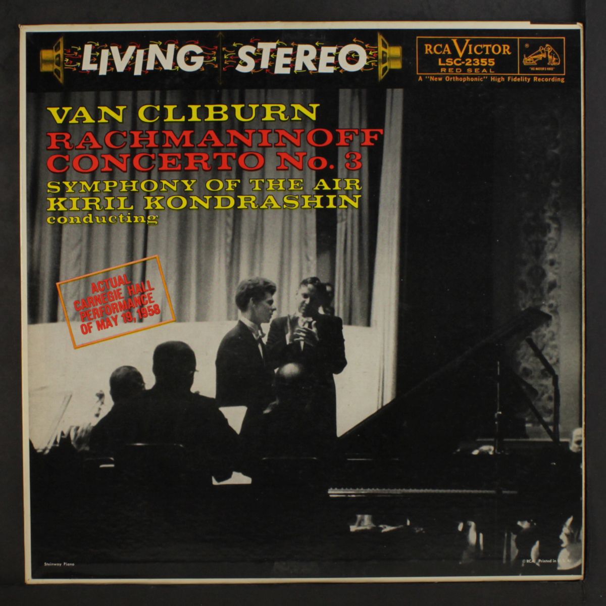rachmaninoff: concerto no.3 by VAN CLIBURN