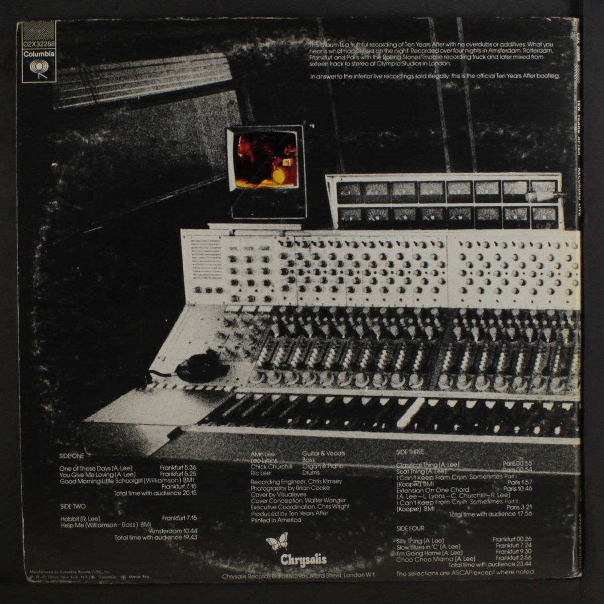 recorded live by TEN YEARS AFTER
