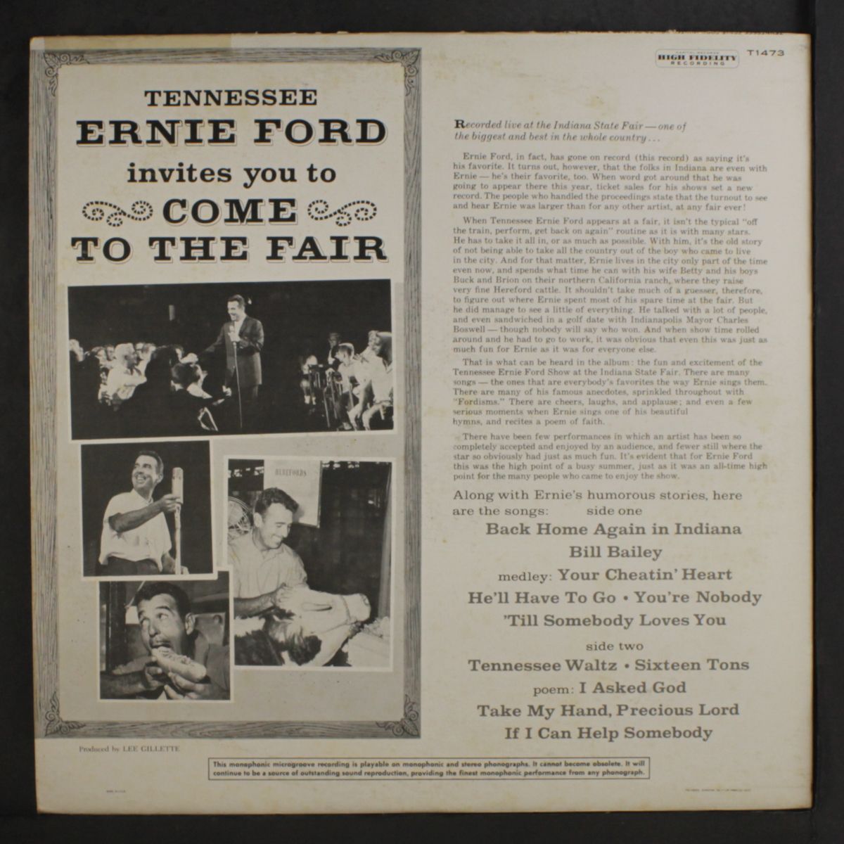 come to the fair by TENNESSEE ERNIE FORD