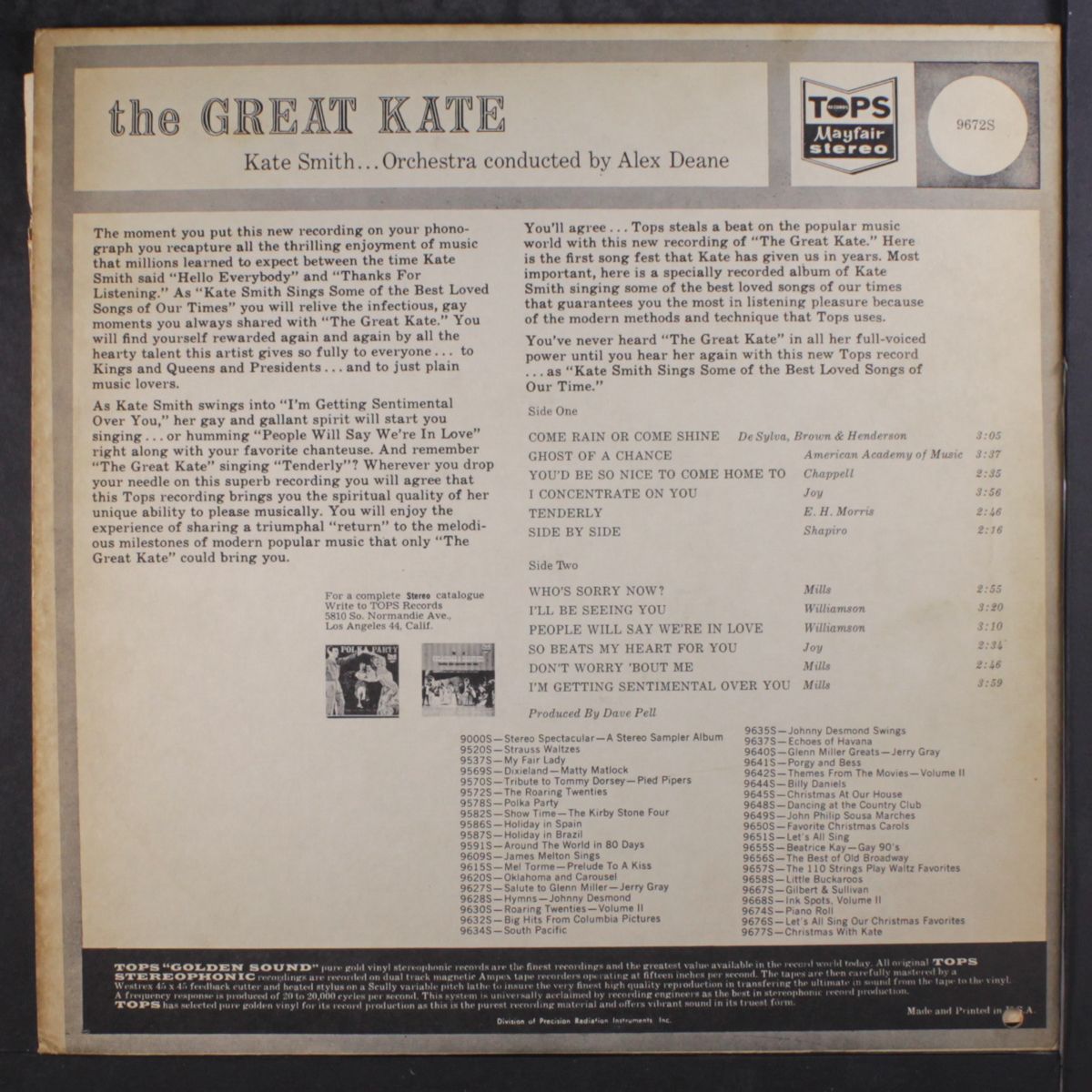the great kate by KATE SMITH