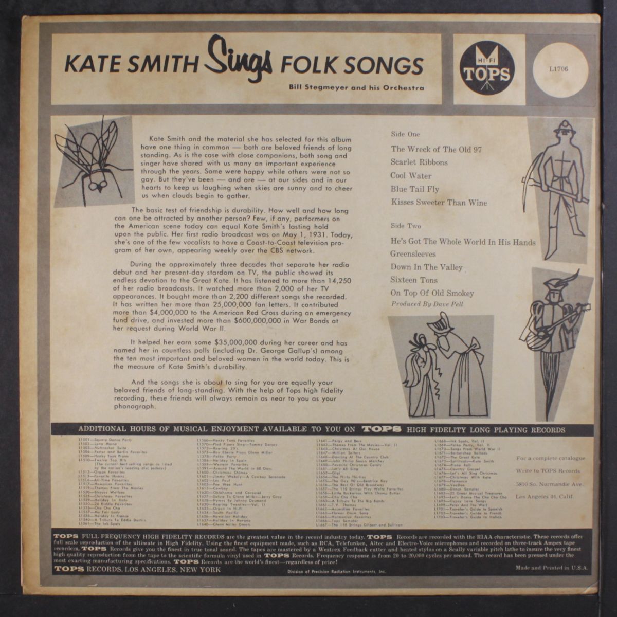 sings folk songs by KATE SMITH