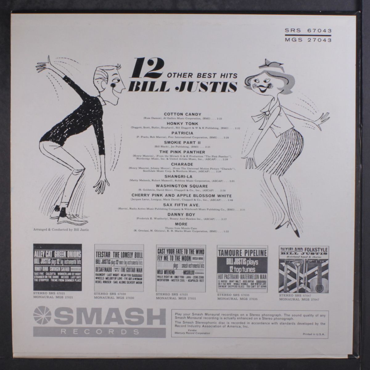 12 other instrumental hits by BILL JUSTIS