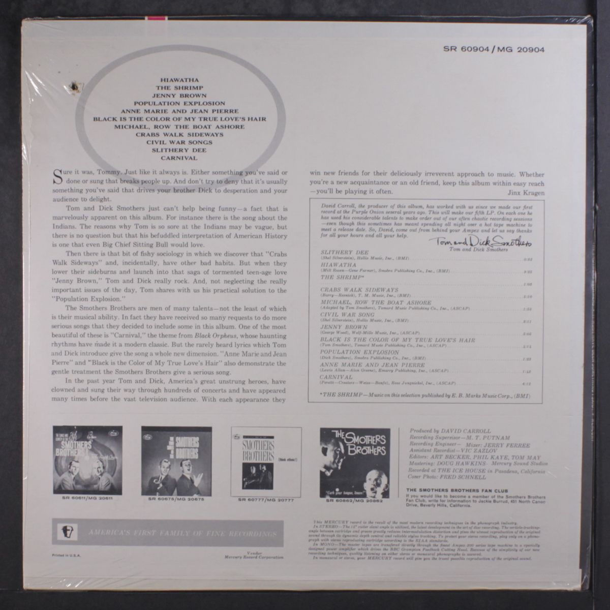 it must have been something i said! by SMOTHERS BROTHERS