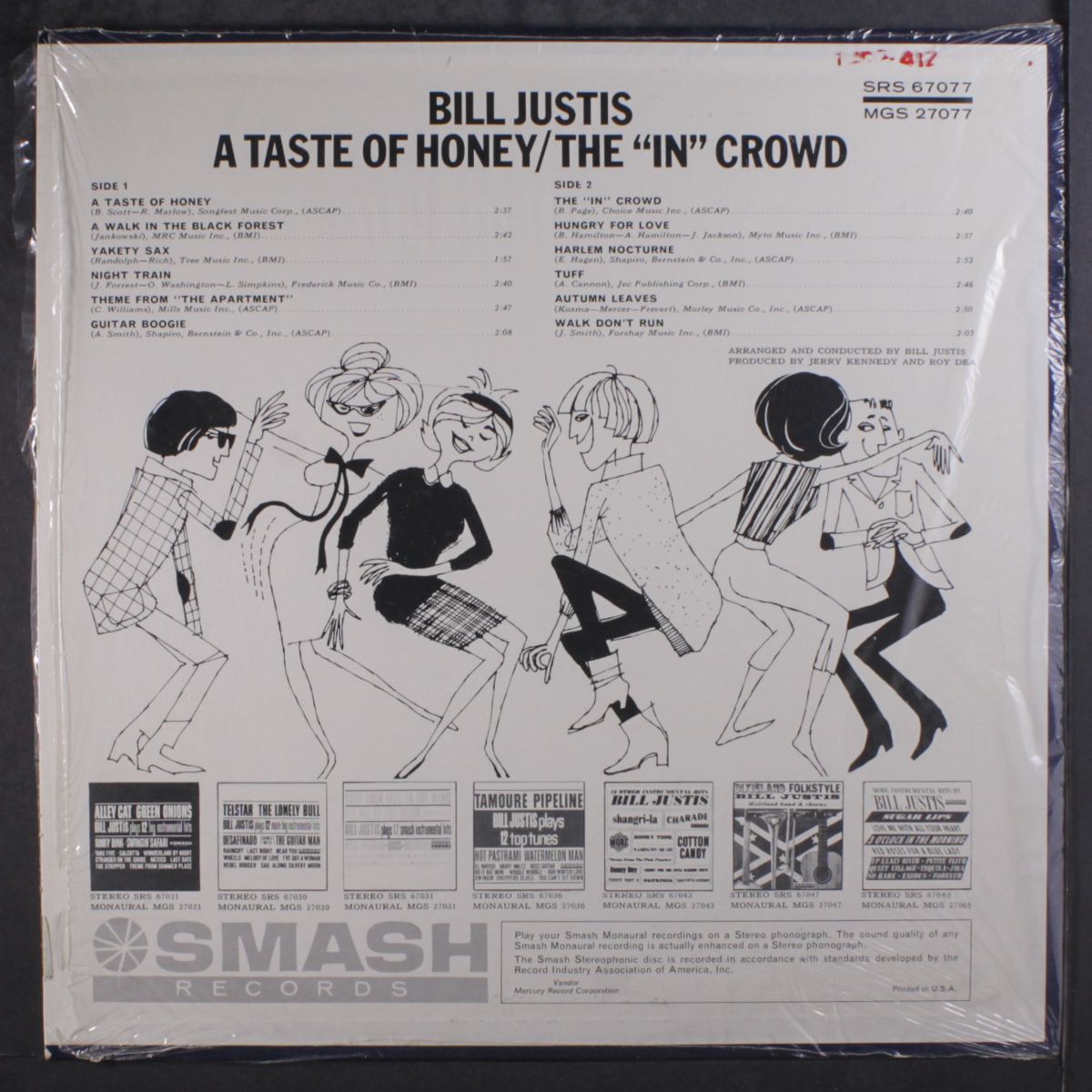 a taste of honey by BILL JUSTIS