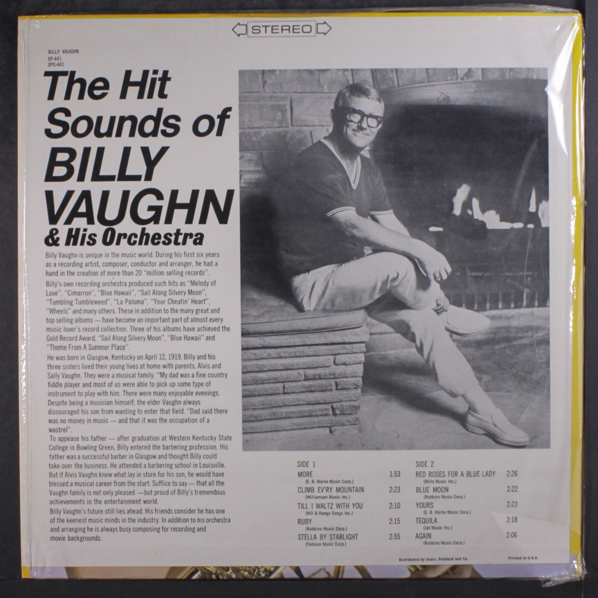 the hit sounds of by BILLY VAUGHN