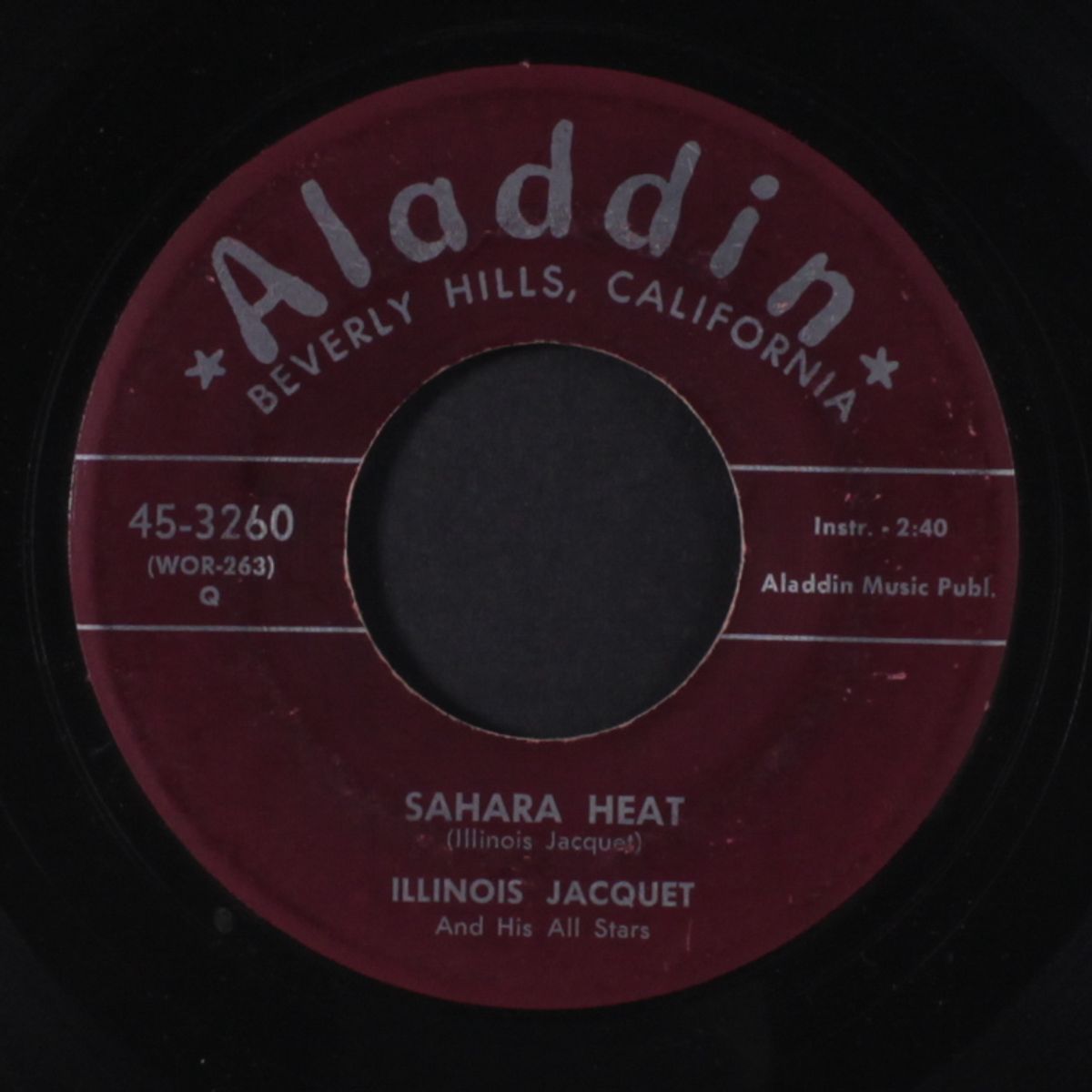 don't push daddy / sahara heat by ILLINOIS JACQUET