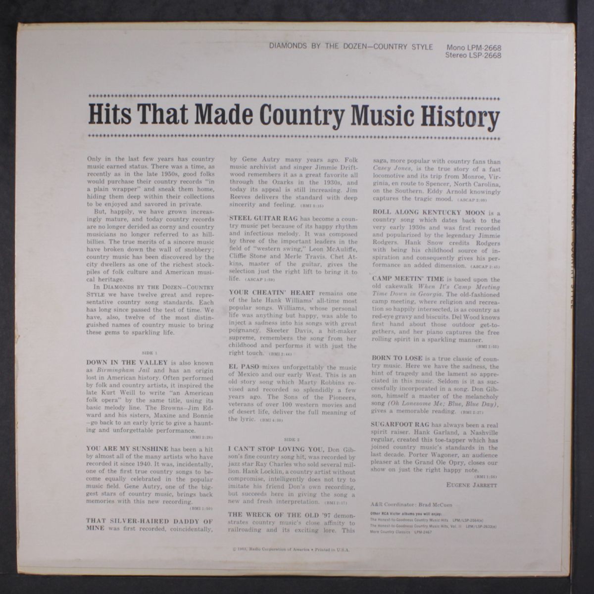 diamonds by the dozen, country style by VARIOUS