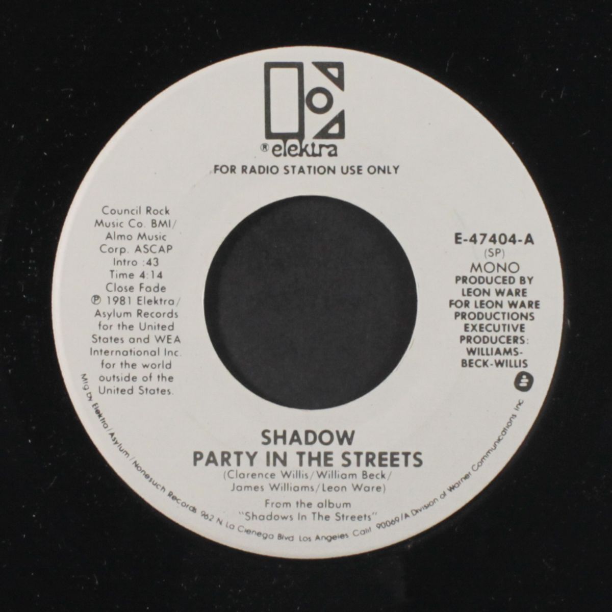 party in the streets / mono by SHADOW