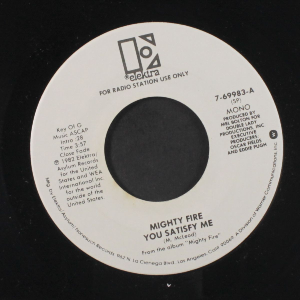 you satisfy me / mono by MIGHTY FIRE