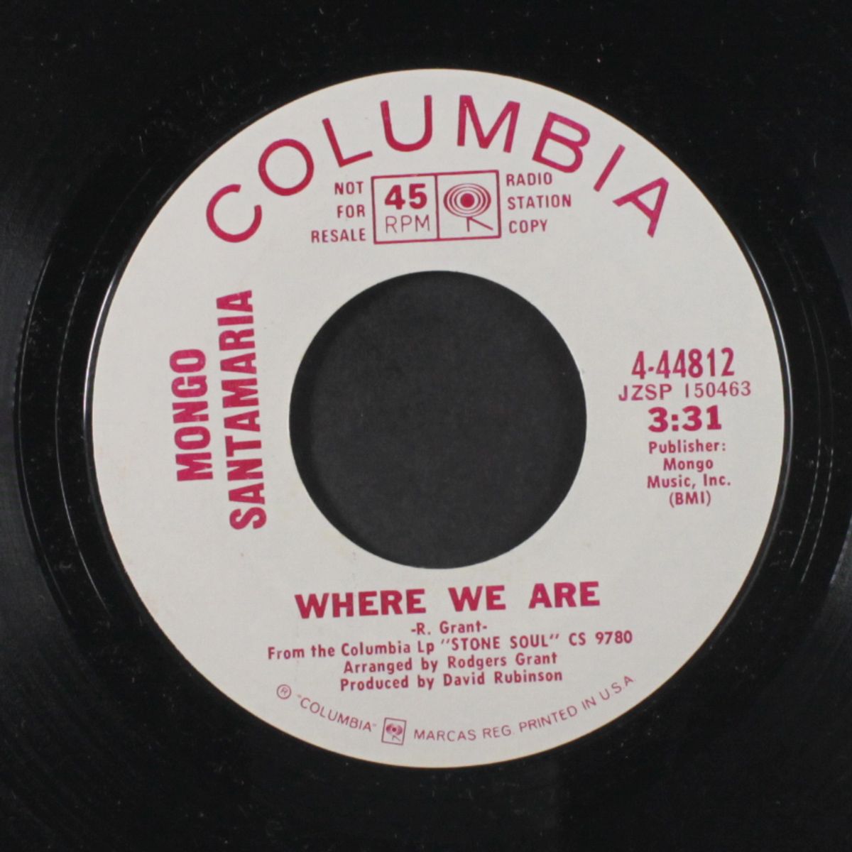 the now generation / where we are by MONGO SANTAMARIA