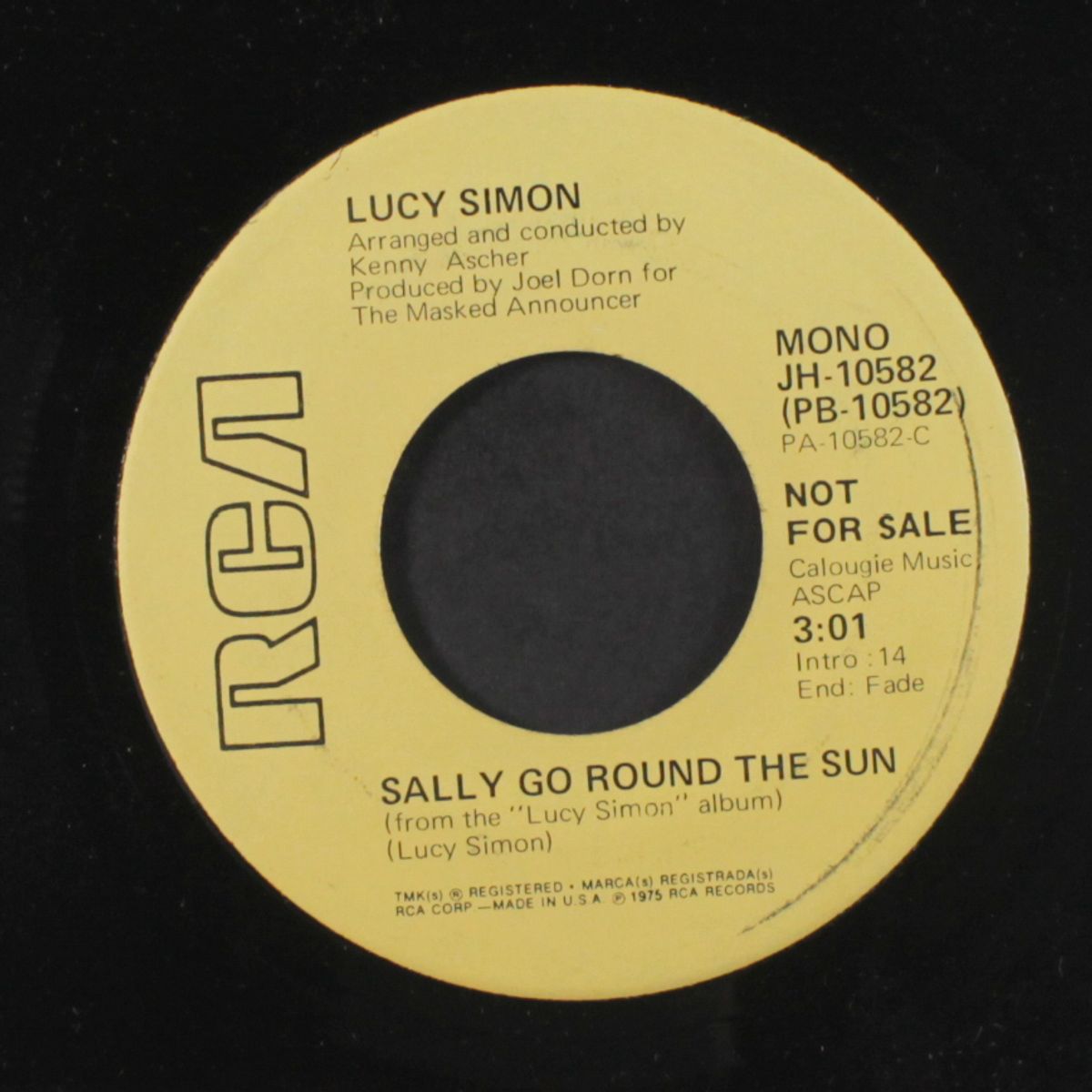 sally go round the sun / mono by LUCY SIMON